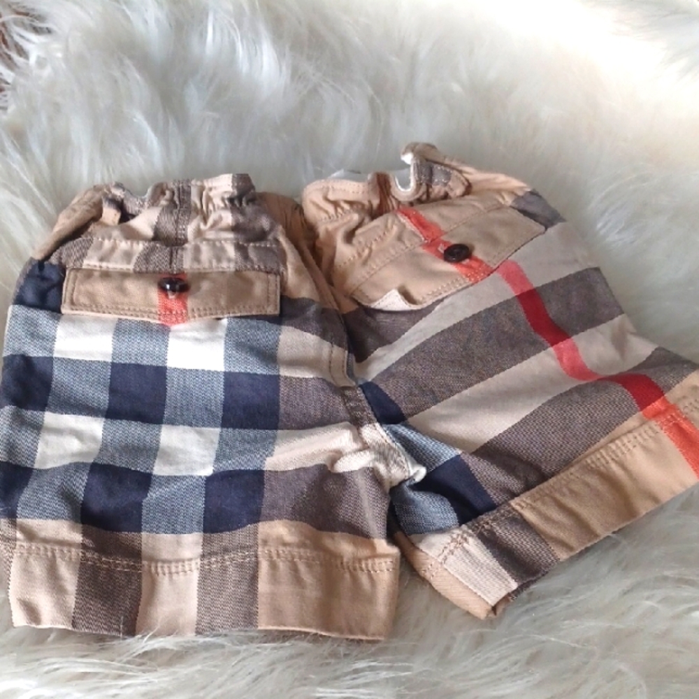 Burberry Kids Plaid Shorts